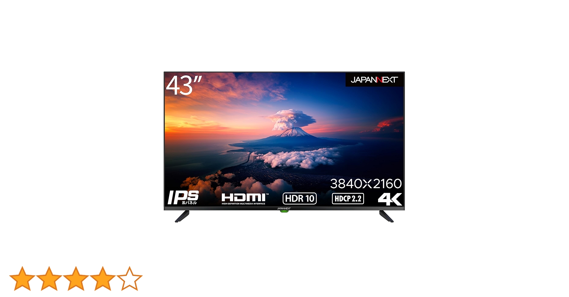Amazon.co.jp: JAPANNEXT 43-inch Large 4K (3840x2160) LCD